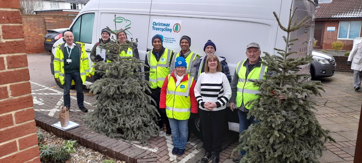 Berkshire charity tree recycling success